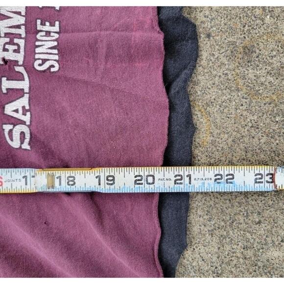 Vtg Y2k Claire la Faye x Harley Davidson Distressed Cut and Sew Babydoll Top Med - Picture 4 of 4